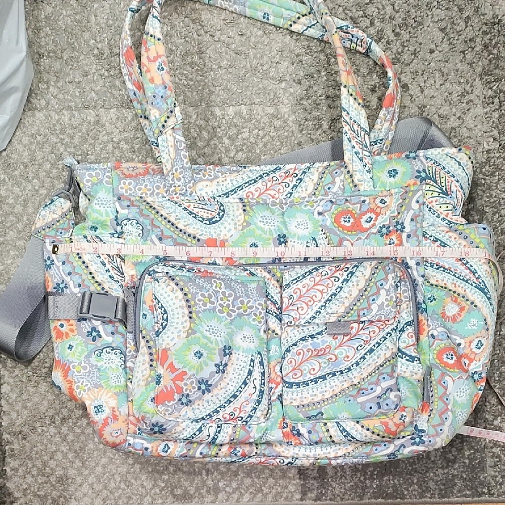 Vera Bradley Multicolor Paisley Baby Bag/Tote - Picture 9 of 13